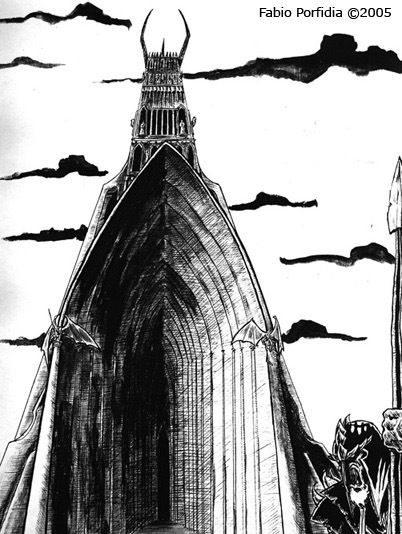 A selection of art on the Lord of the Rings (Isengard and Orthanc) - A selection, Lord of the Rings, Middle earth, Illustrations, Art, Isengard, Orthank, Tolkien's Legendarium, Longpost