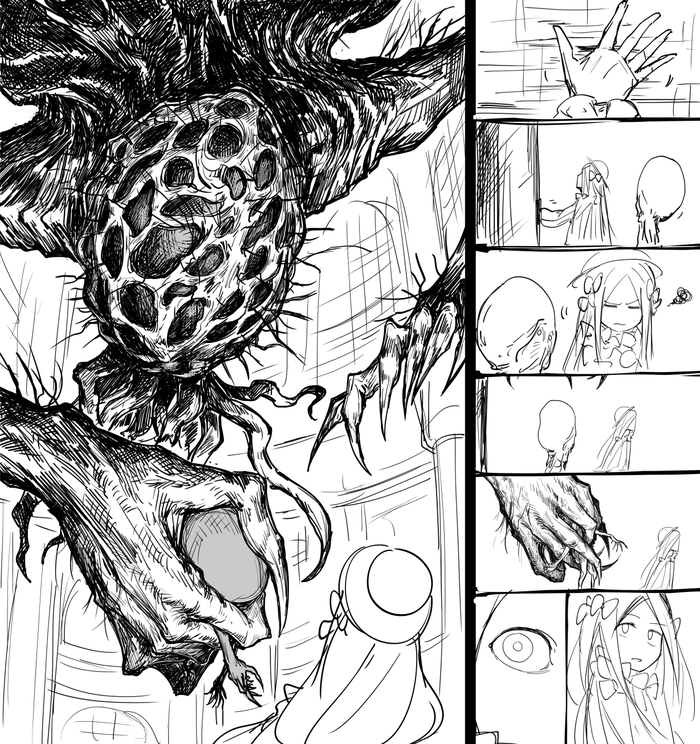 Abigail Bloodborne Part 4 , Anime Art, , Fate, Fate Grand Order, Bloodborne, Abigail Williams, 