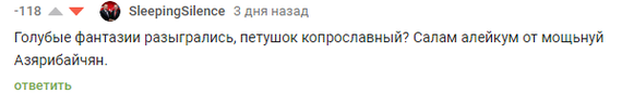 Ответ на пост «Нужны нам такие?» - Скриншот, Комментарии на Пикабу, Ислам, Пикабушники, Азербайджан, Азербайджанцы, Радикалы, Ответ на пост