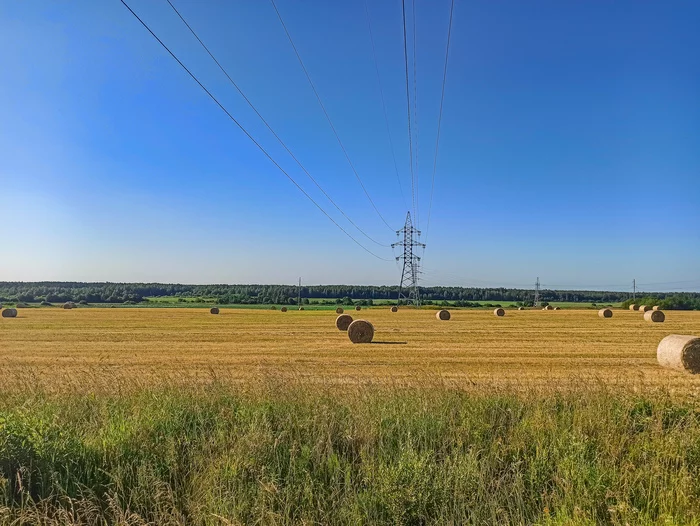 haystacks - Hay, Rick, Field, The photo, Summer