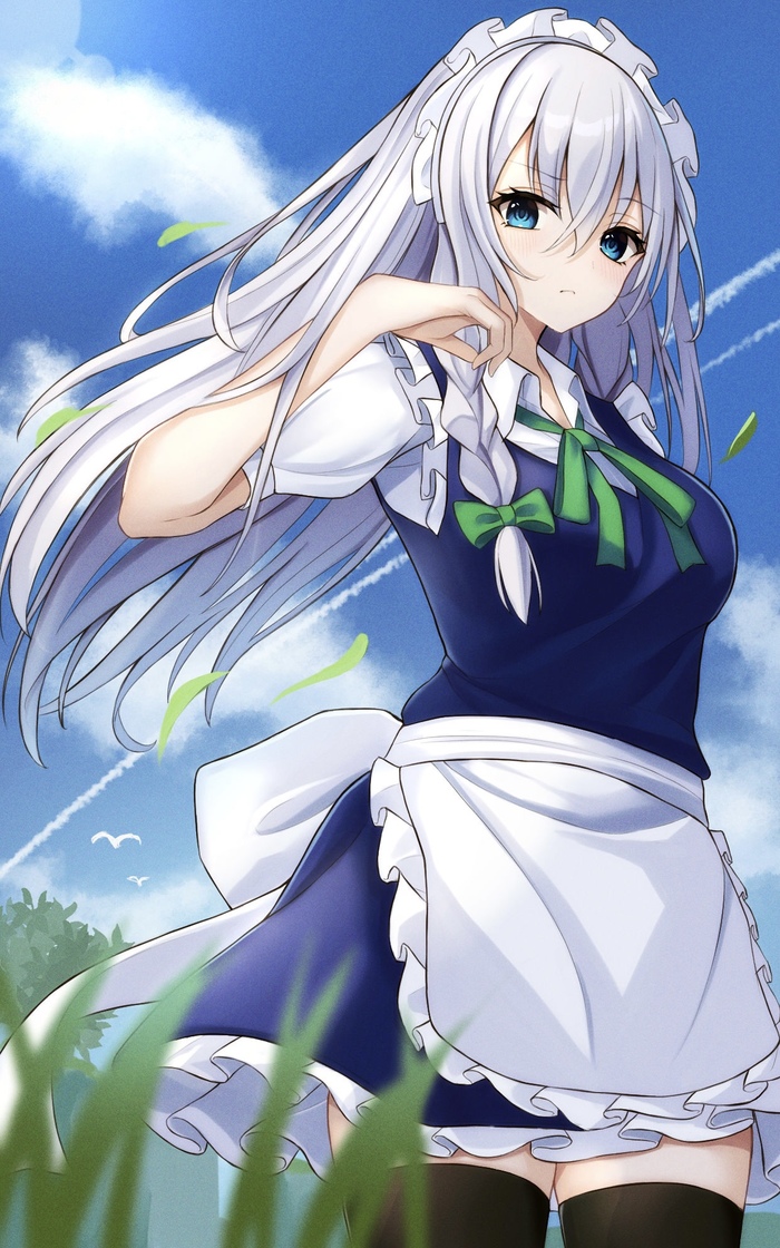 Izayoi Sakuya Touhou, Izayoi Sakuya, Anime Art, 