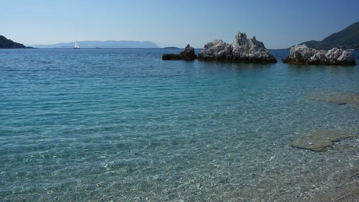 Serenity - My, Pentax k-3, Pentax, Greece, Landscape, Sea, 16:9, Desktop wallpaper