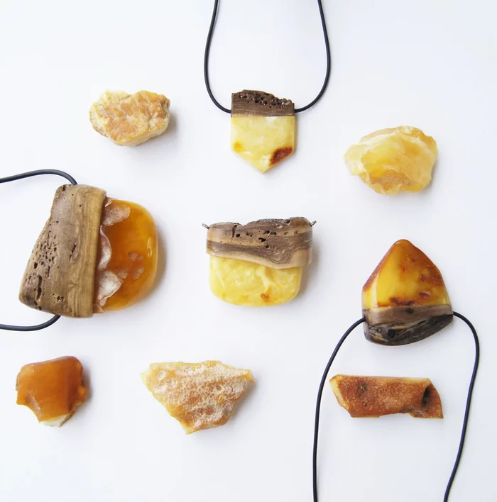 Amber archives №30 - My, Amber, Amber jewelry, Wood ornaments, Needlework without process