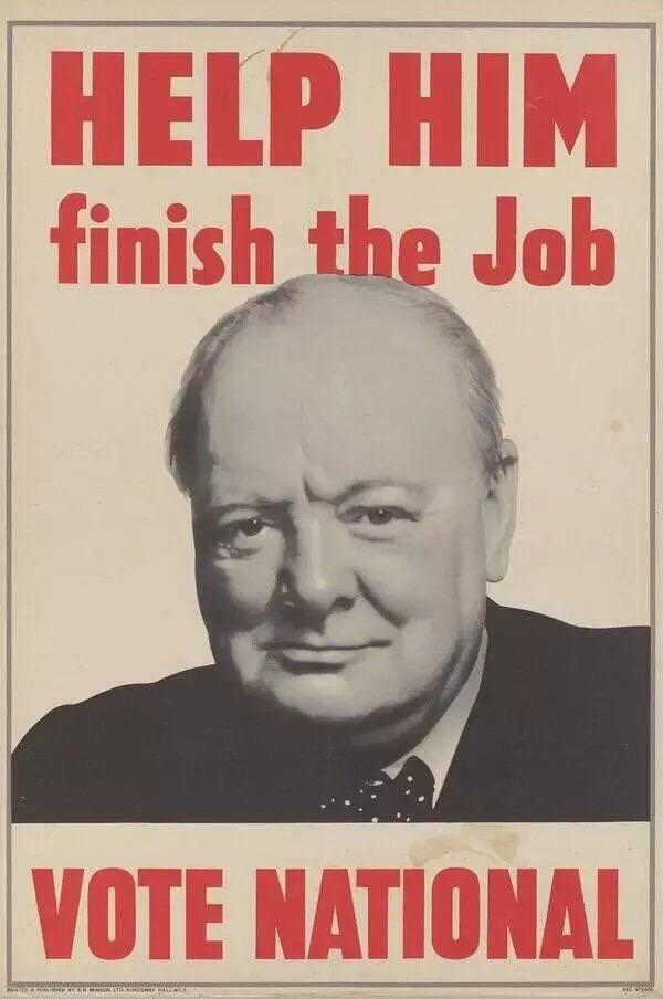 Churchill's crushing defeat in the 1945 elections - Politics, Great Britain, Winston Churchill, 1945, Longpost