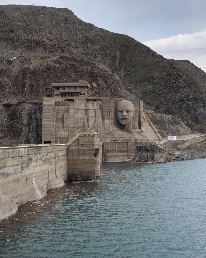 Dam of the Kirov reservoir - Kyrgyzstan, Reservoir, Dam, Lenin, Repeat