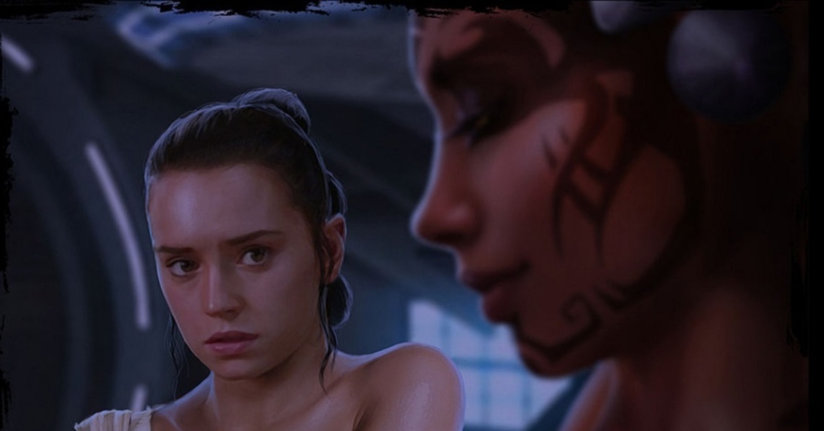 Star lovers - NSFW, Art, Star Wars, Darth Talon, Rey, Twilek, Girls, Erotic, Boobs, , Labia, Lesbian, Ninjart1st, Daisy Ridley, Longpost