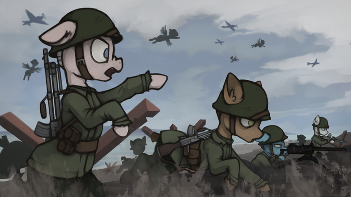    My Little Pony, Original Character, Equestria at War, MLP Military, Marsminer