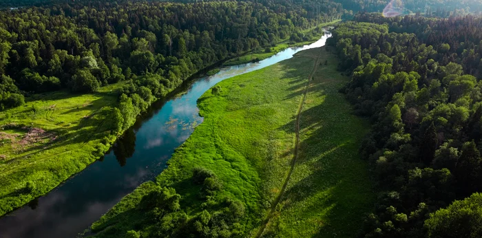 Moskva river - My, Drone, The photo, The nature of Russia, DJI Mavic, Dji, Aerial photography, Moscow River, Quadcopter