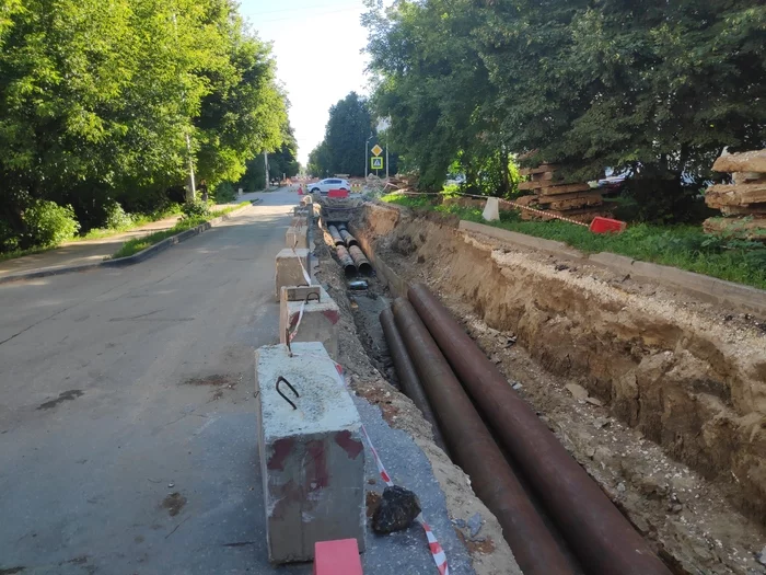 Trenchless technologies - My, Russian roads, Overhaul, Pipe break, Longpost