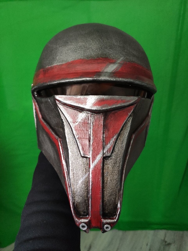 DIY Darth Revan helmet mask from Star Wars - My, Star Wars, Craft, Cosplay, With your own hands, The photo, Handmade, Longpost