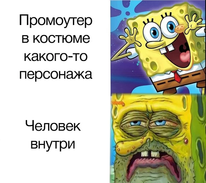fried - SpongeBob, Memes, Picture with text, Promoters, Costume, Animator