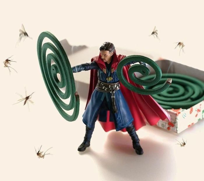 Doctor Strange's magic against mosquitoes - Marvel, Doctor Strange, Superheroes, Mosquitoes, Mosquito repellent