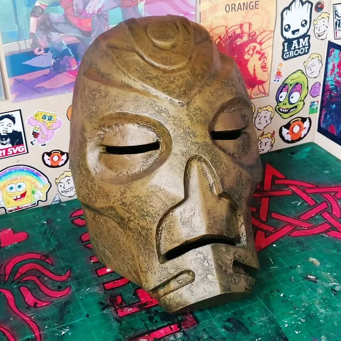 DIY Dragon Priest Mask - My, The Elder Scrolls V: Skyrim, Mask, Craft, Video, Longpost