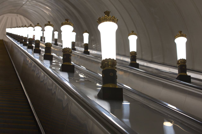 Станция метро «Смоленская» открылась после ремонта Москва, Метро, Московское метро, Длиннопост, Видео