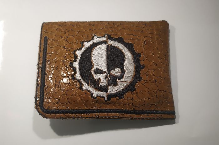 WH 40k embroidered item - My, Warhammer 40k, Machine embroidery, Wh other, Adeptus Mechanicus, Blood ravens, Longpost