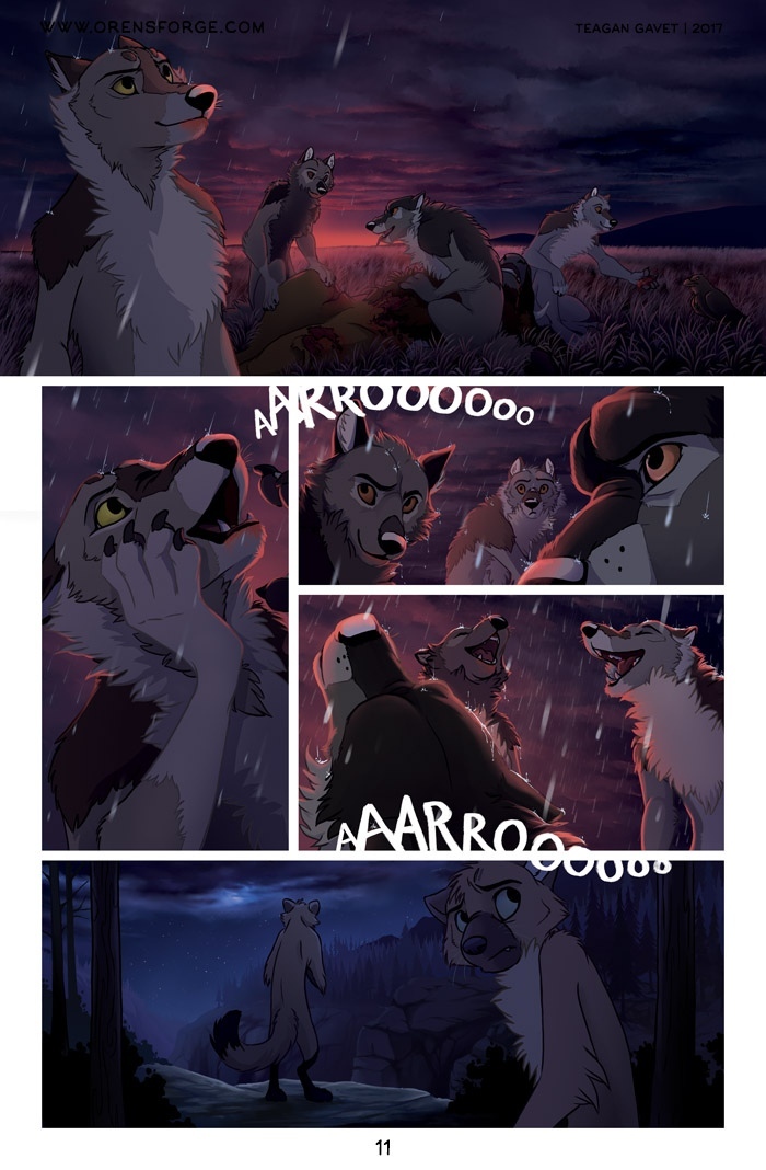 Forge of Oren - Furry, Furry comics, Comics, Blood, Longpost, Forge of Oren