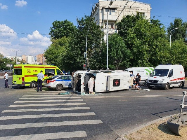 ДТП со скорой в Москве - Скорая помощь, Москва, ДТП, Негатив, Видео, Длиннопост