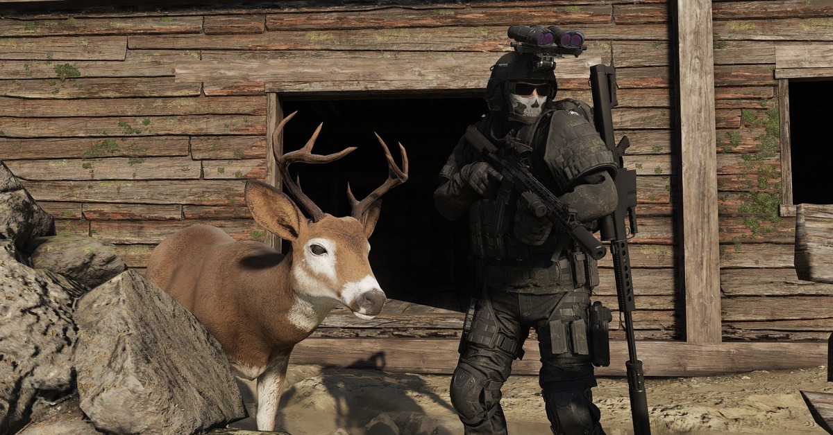 Shoot there! - My, Computer games, Deer, Animals, Wild animals, Ghost Recon Breakpoint, Screenshot