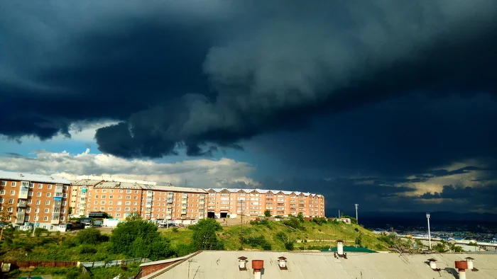 evil cloud - My, The clouds, Weather, Nature