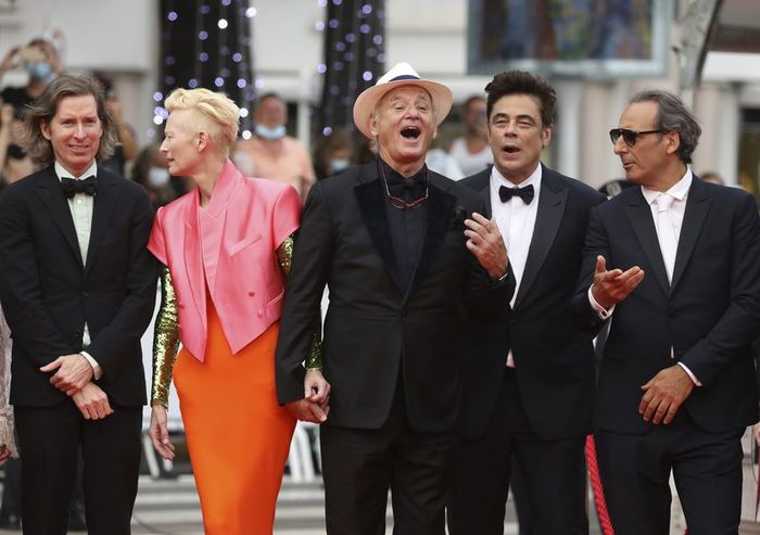 My family is very calm, she said, you get along with them, she said ... - Benicio Del Toro, Bill Murray, Tilda Swinton, Actors and actresses, Movies, Cannes festival, Wes Anderson