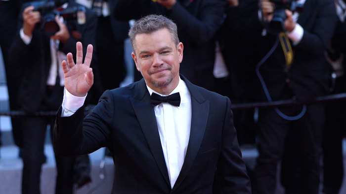 Matt Damon at Silent Pool in Cannes! - Longpost, Video, Models, Actors and actresses, Hollywood, New films, Movies, Cannes festival, Cannes, Matt Damon, My