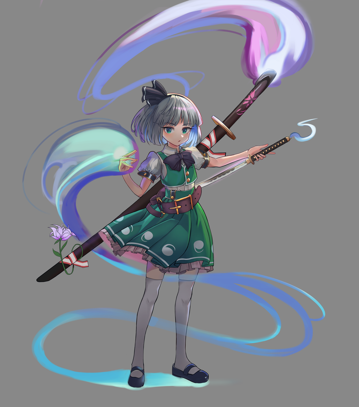 Youmu Touhou, Konpaku Youmu, Anime Art, , , , 
