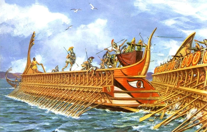 What if you were on a galley in ancient Greece for a day? - My, Ancient Greece, Ancient Rome, Greece, Combat ships, Slavery, Video, Longpost, Story
