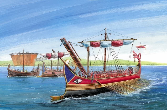What if you were on a galley in ancient Greece for a day? - My, Ancient Greece, Ancient Rome, Greece, Combat ships, Slavery, Video, Longpost, Story