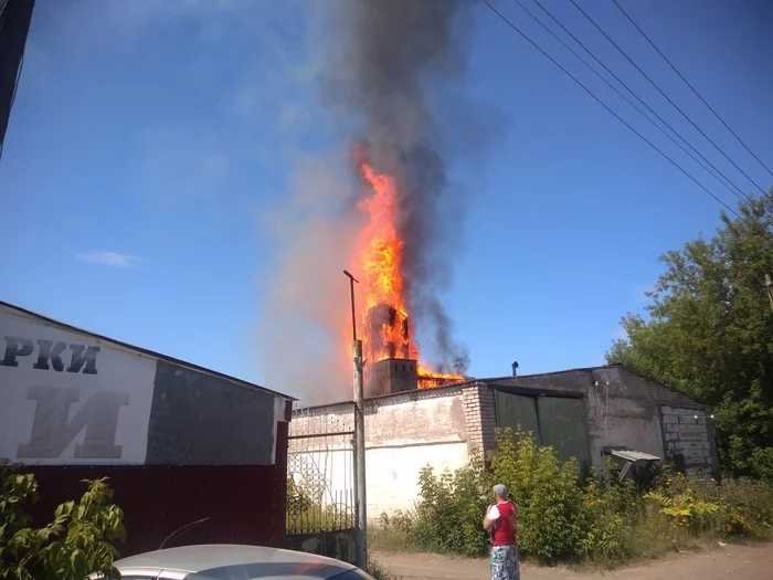 Fire - My, Fire, Kirov region, Abandoned