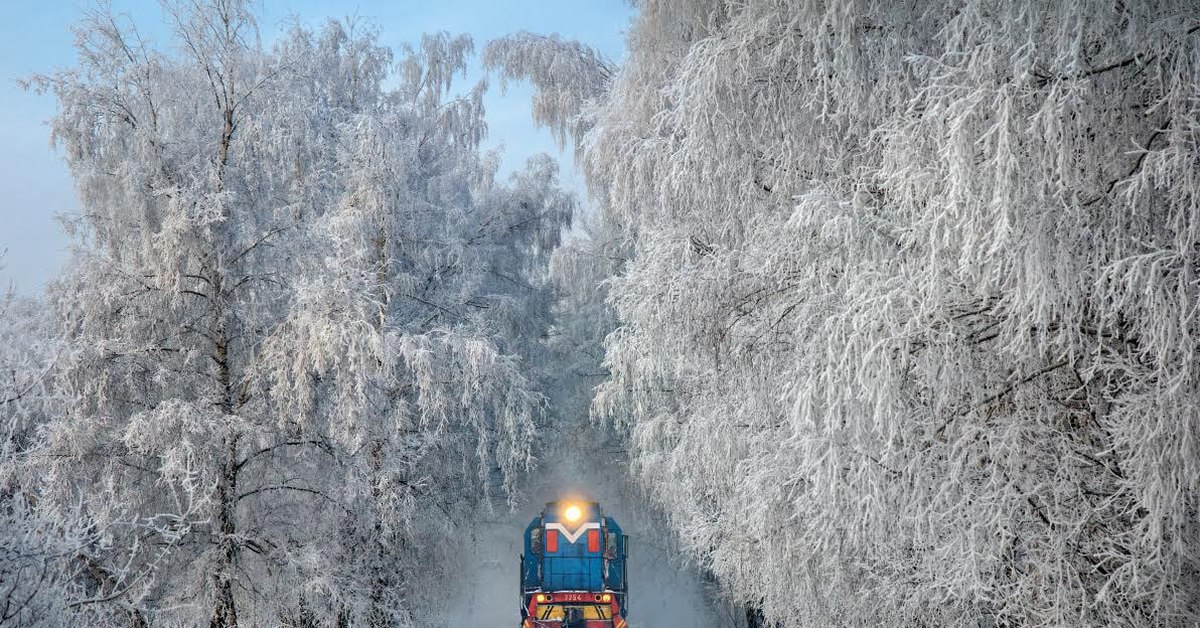 Поезд В Пути Фото