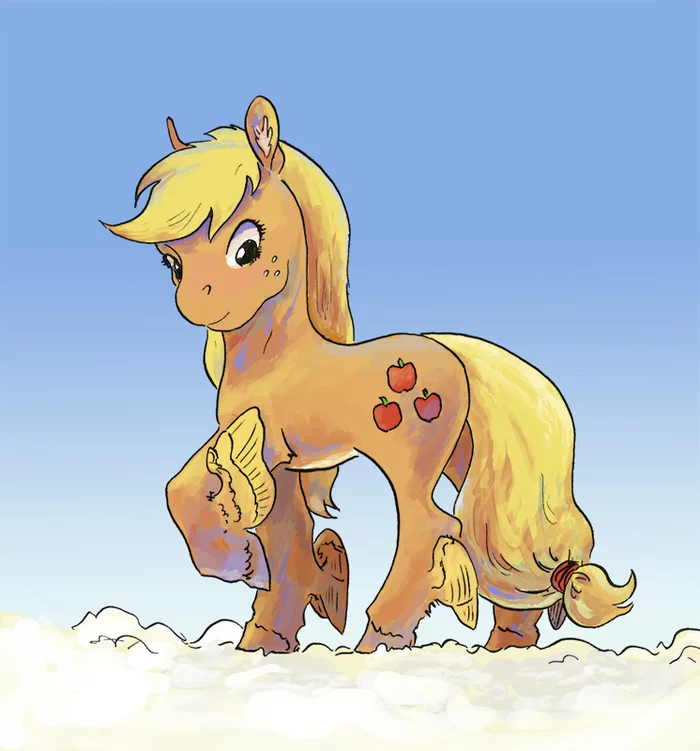 Яблочный пегас - My Little Pony, Applejack, Monitus