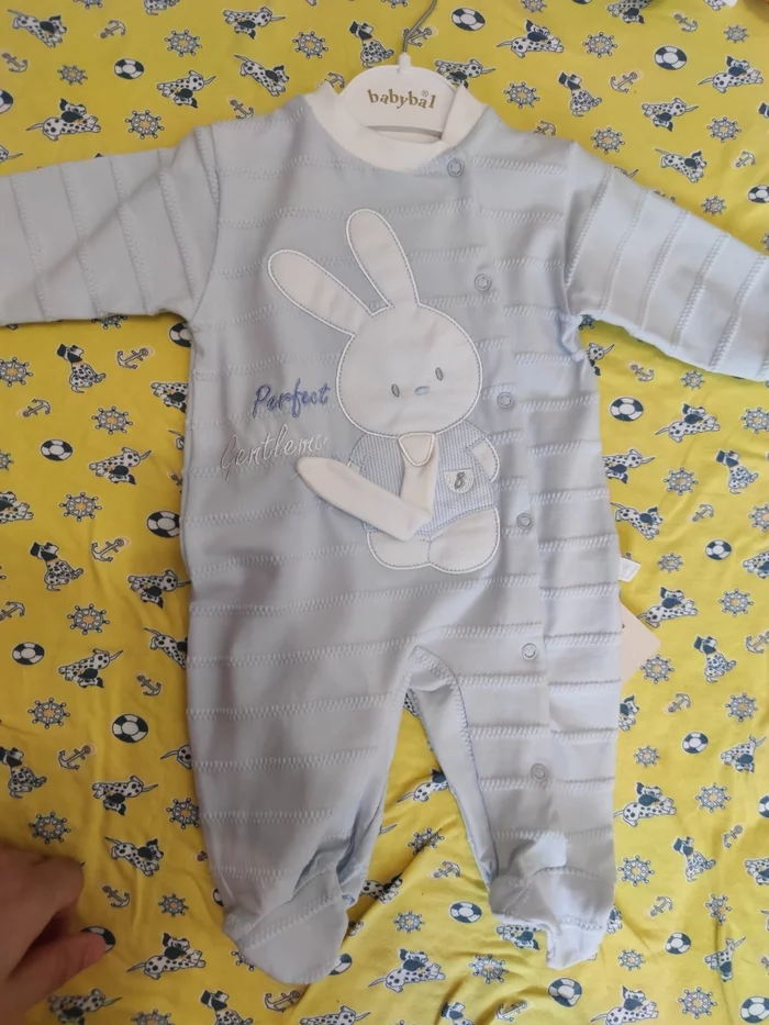 I bought a jumpsuit for my child and did not immediately understand why my husband, looking at him, began to laugh hysterically - My, Children, Baby clothes, 49 and 5