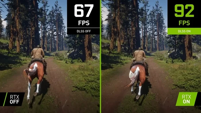 Nvidia DLSS теперь и в Red Dead Redemption 2 - Red Dead Redemption 2, Nvidia RTX, Игры, Видео