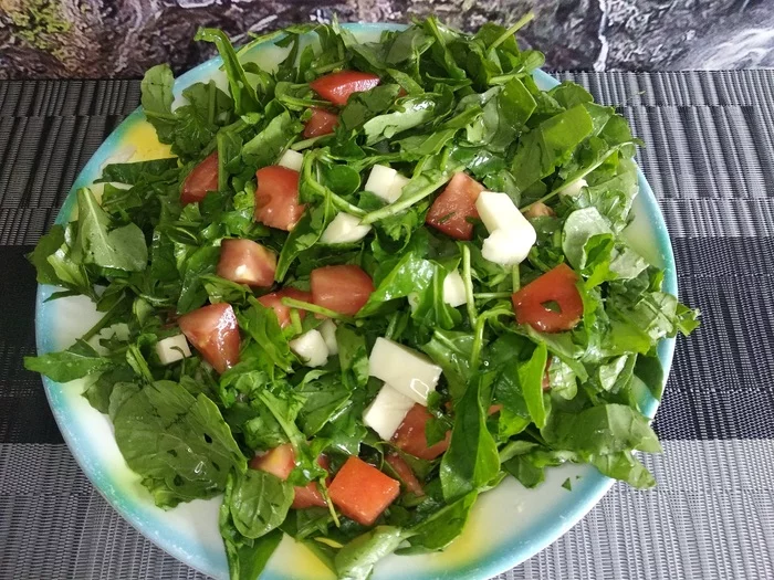 Arugula salad - Salad, Arugula, Food, Yummy, Video, Tik tok