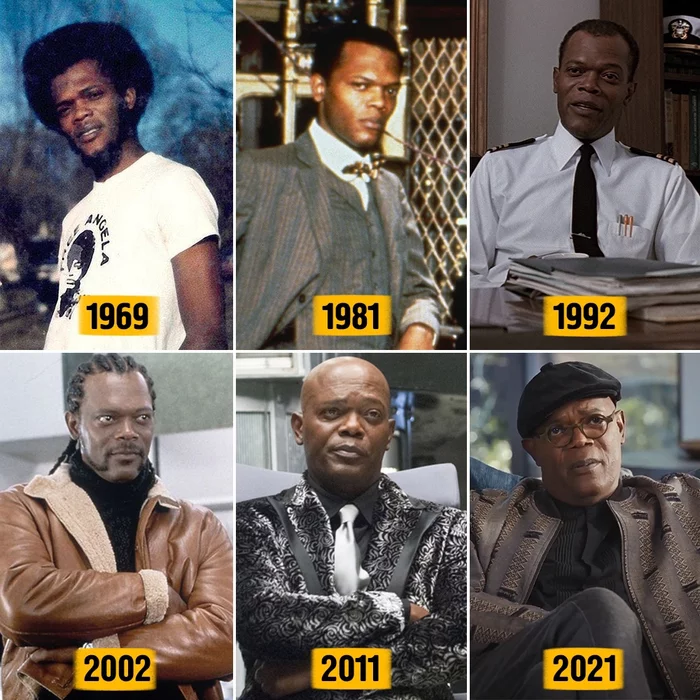Samuel Leroy Jackson through the years - Samuel L Jackson, Actors and actresses, It Was-It Was, Blacks, Motherfucker, Celebrities
