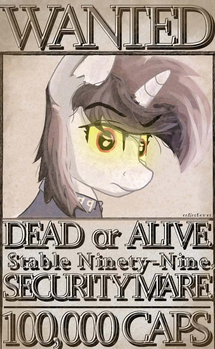 Wanted drunk - My little pony, Fallout: Equestria, MLP Blackjack