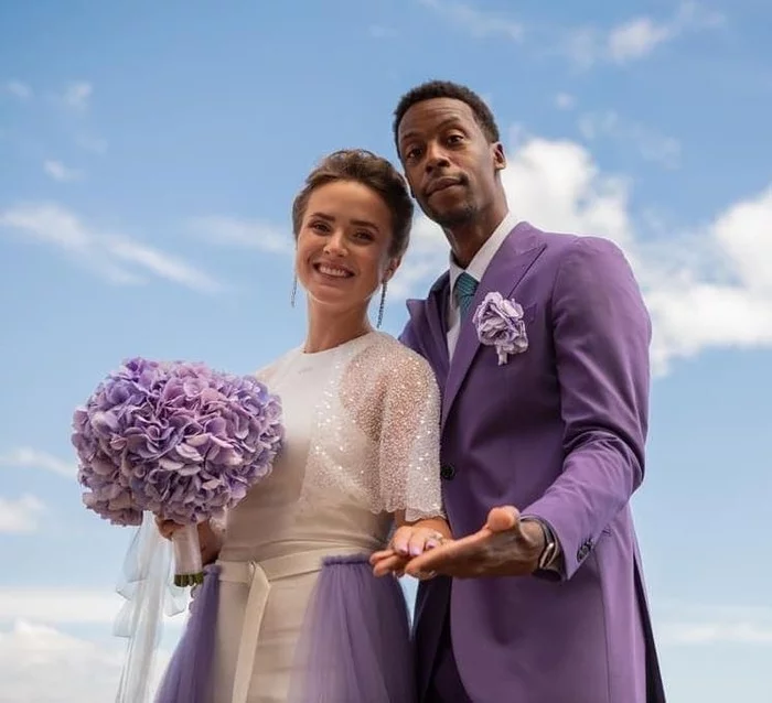 Ukrainian tennis player Elina Svitolina and Frenchman Gael Monfils got married on the background of Lake Geneva - Wedding, Tennis, Interracial marriages