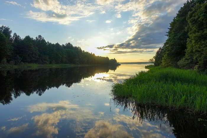 Evening, Saturday - My, Evening, Volga river, River, Saturday, Relaxation, Camping, The photo