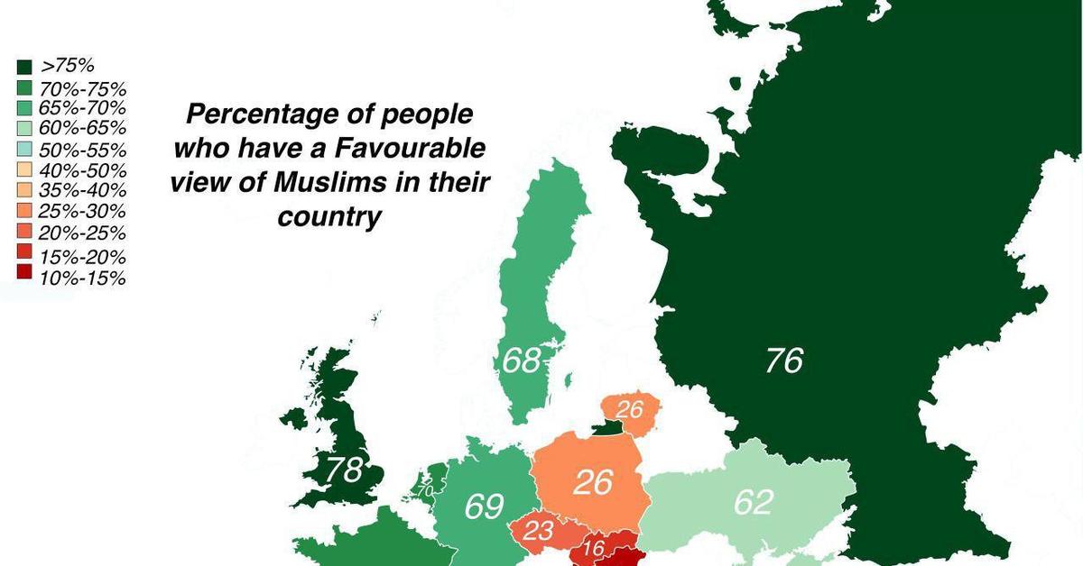 9 стран европы. Мусульмане в Европе статистика. Процент мусульман в Европе. Ислам в Европе 2050. Процент мусульман в странах Европы.
