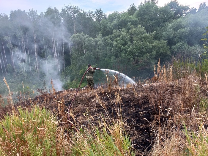 Покровская городская свалка в Петушинском районе снова горит