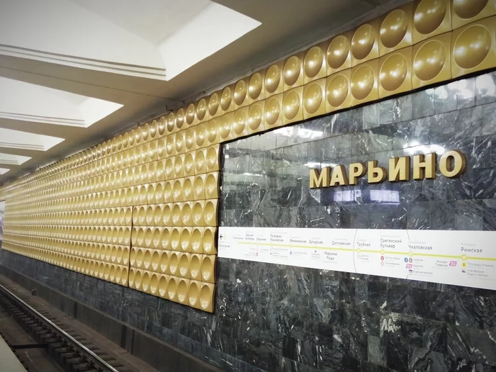 Station Popytskaya - My, Metro, Moscow Metro, Maryino, Pop it, Trend, Longpost