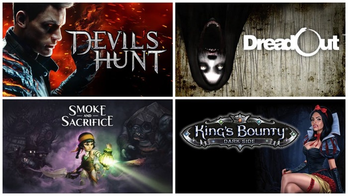 �������� Smoke and Sacrifice ,DreadOut ,Devil's Hunt ,King's Bounty: Dark Side 
