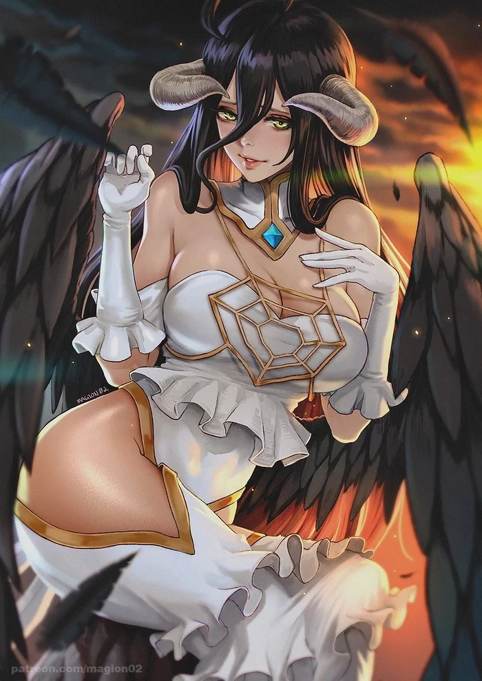 Combo post - NSFW, Girls, Anime, Art, Erotic, Booty, Breast, Boobs, Longpost, Albedo, , Overlord, Rosaria, AyyaSAP, Axsens, Magion02, Nopeys