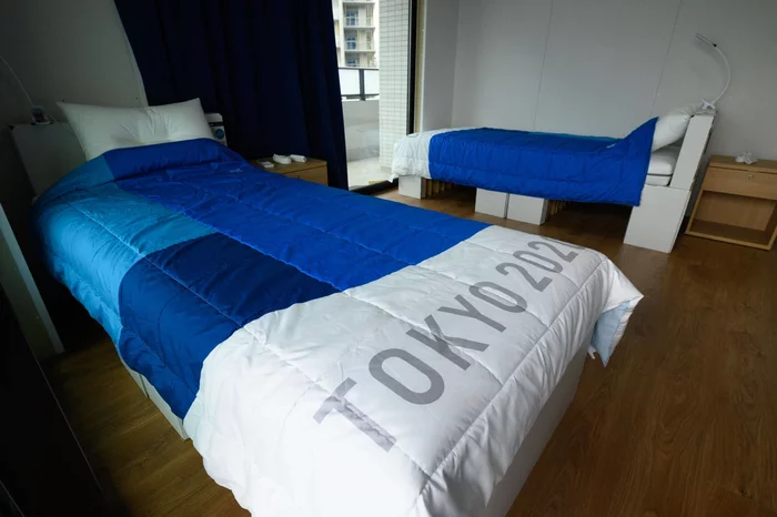 Is it true that anti-sex beds have been installed in the Olympic Village in Tokyo? - My, Olympiad, Tokyo, Crafts, Bed, Cardboard, Проверка, Sport, Prophylaxis, , Coronavirus, MythBusters, Informative, Interesting, Video, Longpost