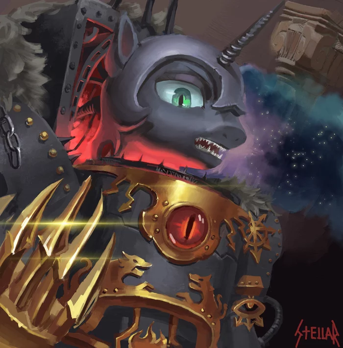 Nightmare Moon has a better motivation and story than Horus - My little pony, Nightmare moon, Warhammer 40k, Wh Art