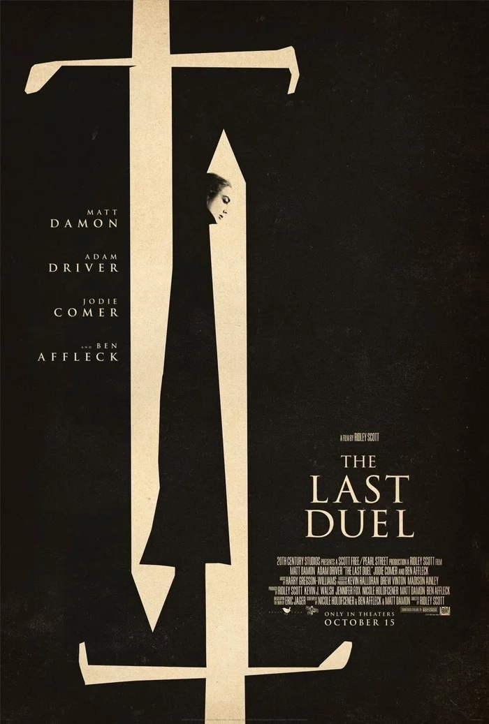 Trailer for Ridley Scott's The Last Duel - Historical film, Knights, Ridley Scott, Matt Damon, Adam Driver, Ben Affleck, Trailer, Video, Longpost