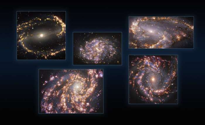 'Fireworks' in nearby galaxies in new ESO images - Space, Pictures from space, Galaxy, ESO
