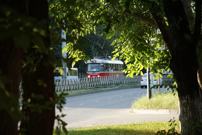 Summer tram - My, Tram, Krasnodar, Tatra