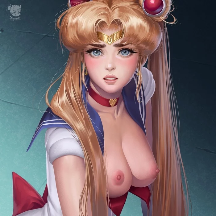 Sailor Moon - NSFW, Erotic, Art, Sailor Moon, Boobs, Anime, Anime art, Sailormoonredraw, Prywinko