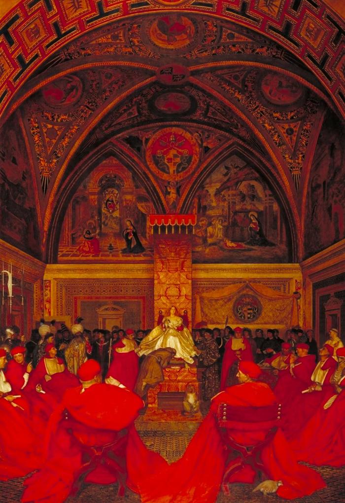 The symbolism of the last Pre-Raphaelite and the frescoes of Pinturicchio in the papal chambers of the Vatican - My, Painting, Vatican, Pope, Borgia, Symbolism, Fresco, Painting, Art, , Animalistics, Story, Longpost
